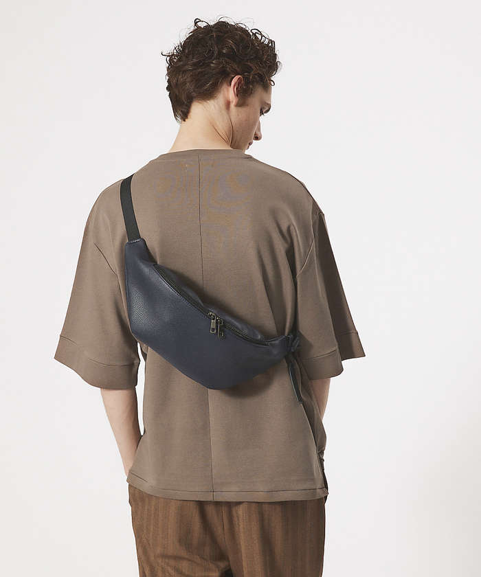 WEB別注】定番 / シボレザー ショルダーバッグ / ボディバッグ