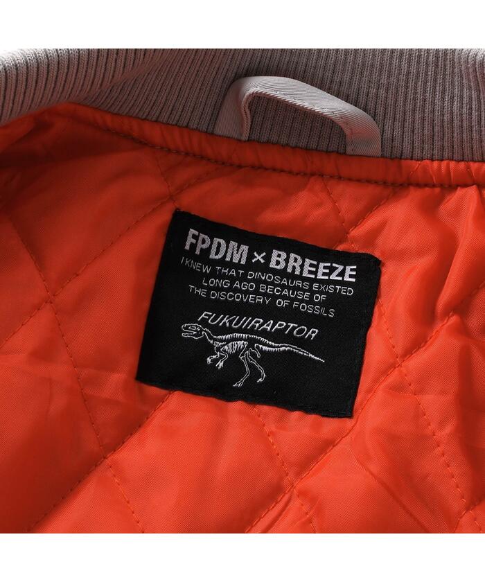 BREEZE 福井県立恐竜博物館コラボ グラーデーションアップリケJK 130