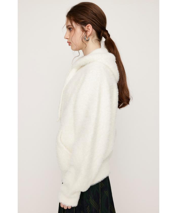 セール】ZIP UP SHAGGY HOODIE(506992443) | スライ(SLY) - d