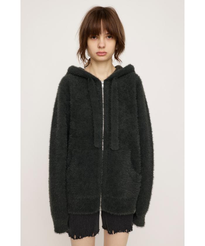 トップス SLY ZIP UP SHAGGY HOODIE SLY | ZIP UP SHAGGY HOODIE (スウェット・パーカー ) |SHEL