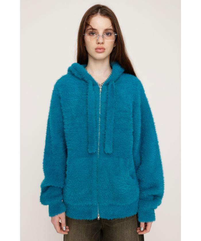 セール】ZIP UP SHAGGY HOODIE(506992443) | スライ(SLY) - d