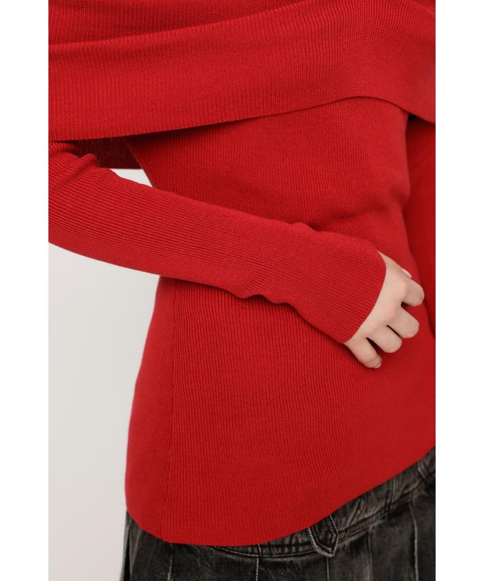 sly OFF SHOULDER KNIT トップス SLY | OFF SHOULDER KNIT トップス (ニット ) |SHEL'TTER WEBSTORE