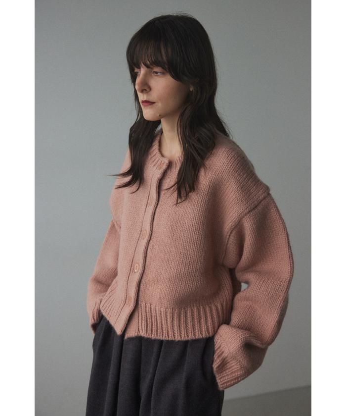 BLACK BY MOUSSY | wool compact cardigan (カーディガン