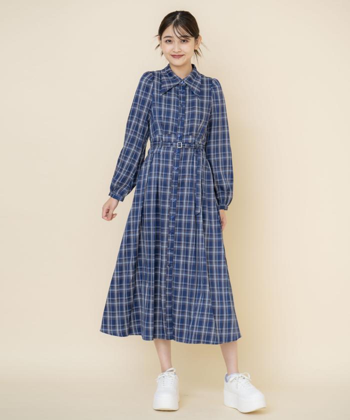 DIESEL チェックシャツワンピース　S DIESEL（ディーゼル）の「レディース ワンピース シャツ