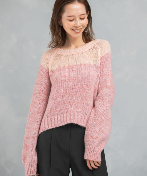 URBAN RESEARCH ROSSO / アーバンリサーチ ロッソ 『WEB限定』ドッキングラメニット アーバンリサーチ ロッソ URBAN RESEARCH ROSSO 『WEB限定