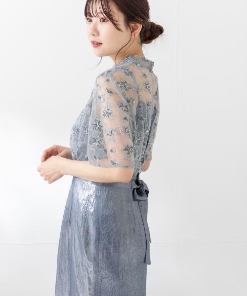 URBAN RESEARCH - kaene レースブラウス 楽天市場】kaene エンブロイダリーレースブラウスセットドレス