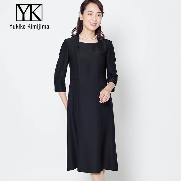 Yukiko Kimijima 品格の「ユキコキミジマ」フリル襟のアンサンブル