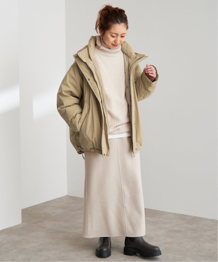 セール 30%OFF】撥水フーデッドダウンハーフコート(507008465 セール 30%OFF】撥水フーデッドダウンハーフコート(507008465