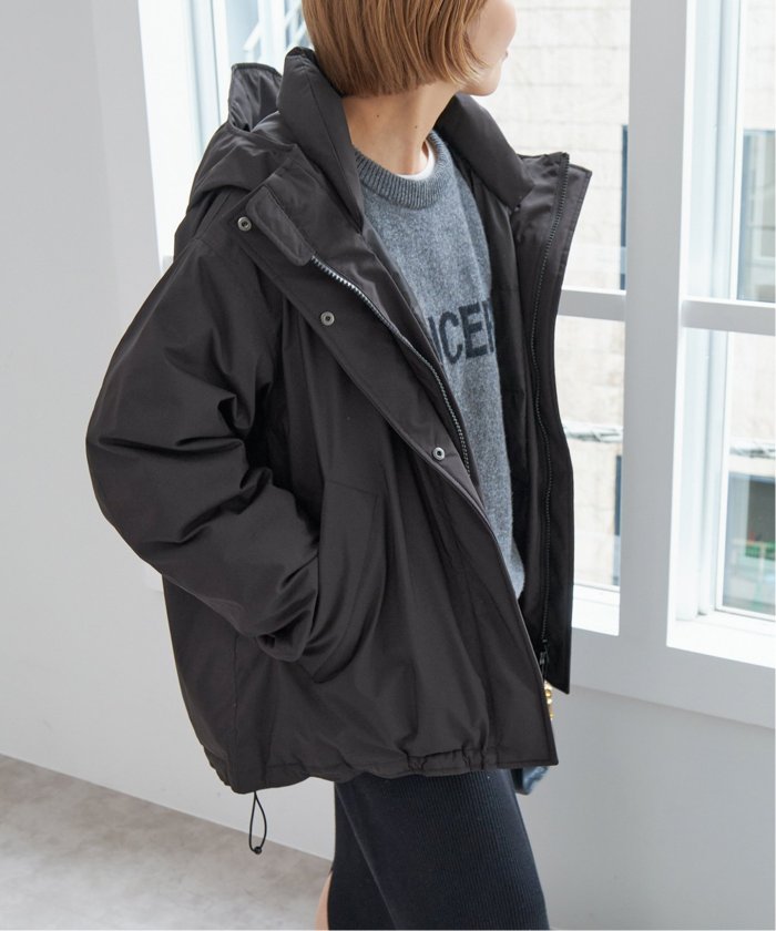 セール 30%OFF】撥水フーデッドダウンハーフコート(507008465 セール 30%OFF】撥水フーデッドダウンハーフコート(507008465