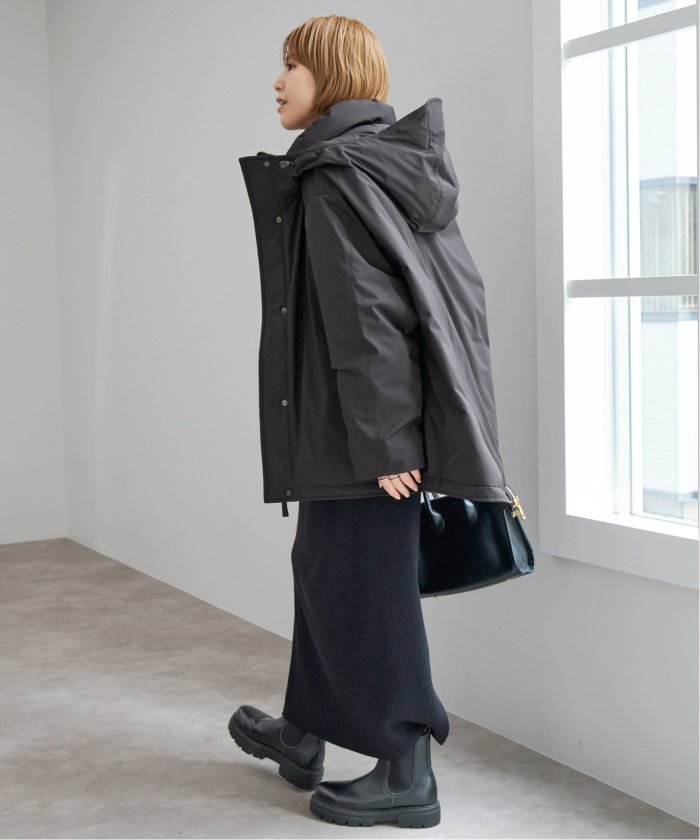 セール 30%OFF】撥水フーデッドダウンハーフコート(507008465 セール 30%OFF】撥水フーデッドダウンハーフコート(507008465