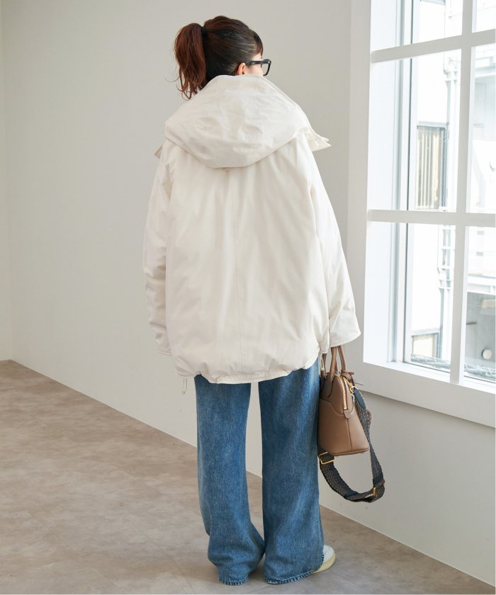 セール 30%OFF】撥水フーデッドダウンハーフコート(507008465