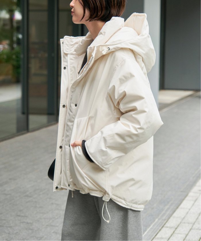 セール 30%OFF】撥水フーデッドダウンハーフコート(507008465 セール 30%OFF】撥水フーデッドダウンハーフコート(507008465