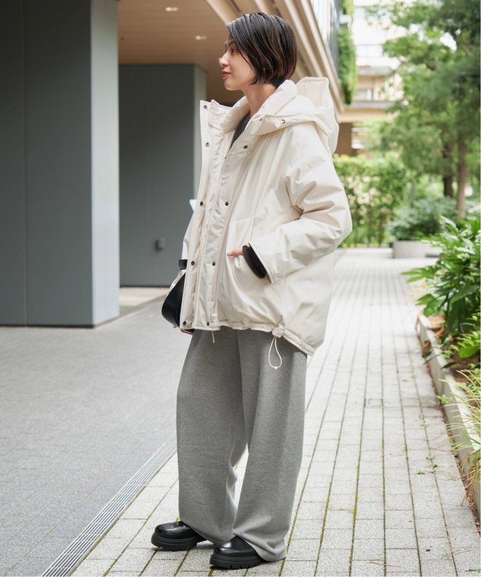 セール 30%OFF】撥水フーデッドダウンハーフコート(507008465 セール 30%OFF】撥水フーデッドダウンハーフコート(507008465