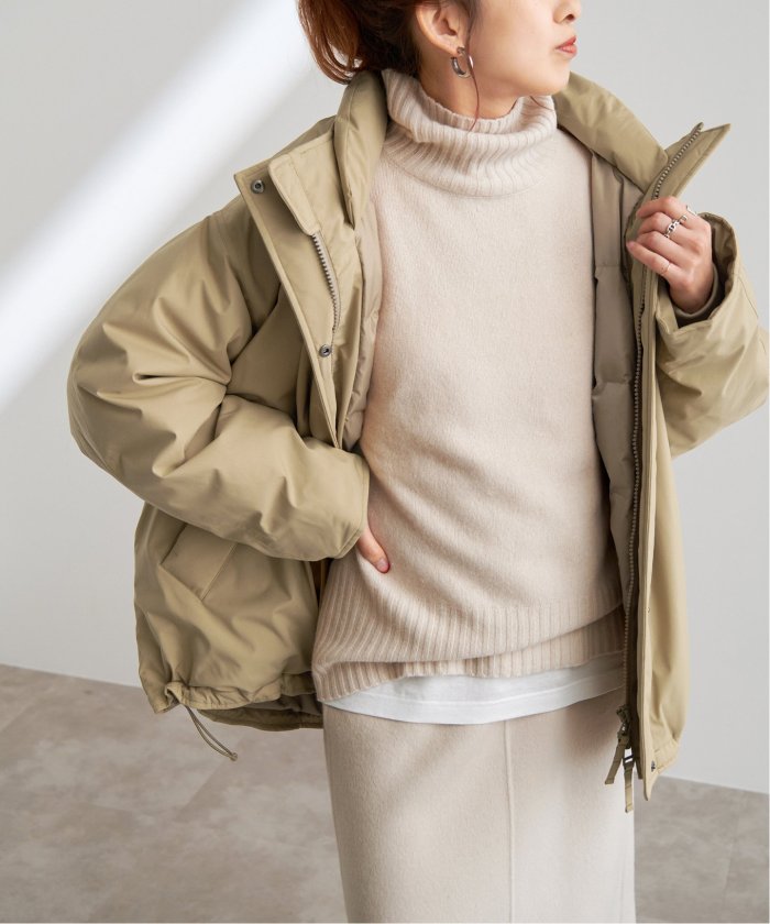 セール 30%OFF】撥水フーデッドダウンハーフコート(507008465 セール 30%OFF】撥水フーデッドダウンハーフコート(507008465