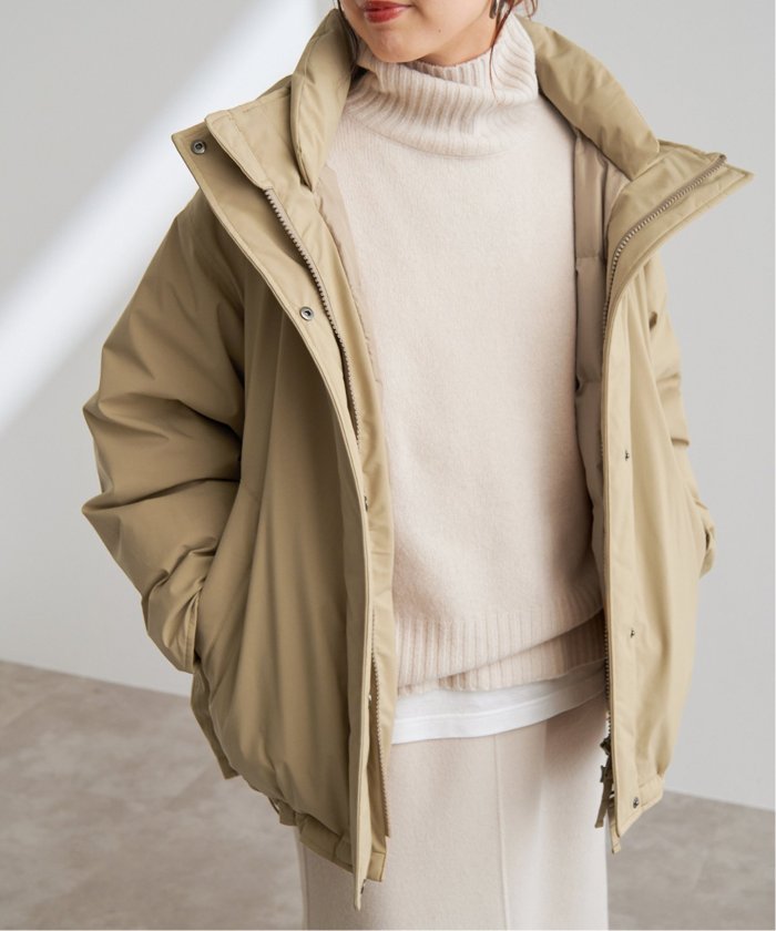 セール 30%OFF】撥水フーデッドダウンハーフコート(507008465 セール 30%OFF】撥水フーデッドダウンハーフコート(507008465