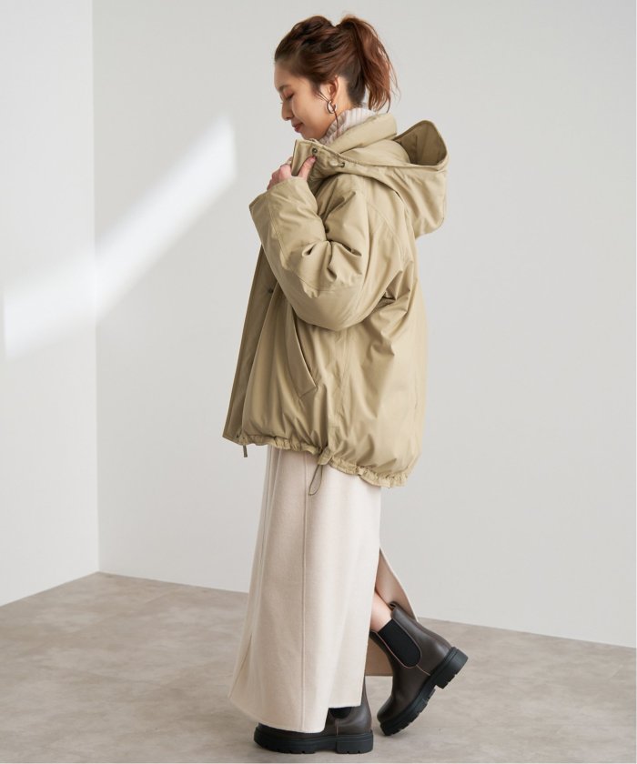 セール 30%OFF】撥水フーデッドダウンハーフコート(507008465 セール 30%OFF】撥水フーデッドダウンハーフコート(507008465
