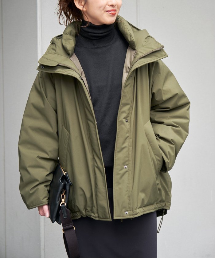 セール 30%OFF】撥水フーデッドダウンハーフコート(507008465