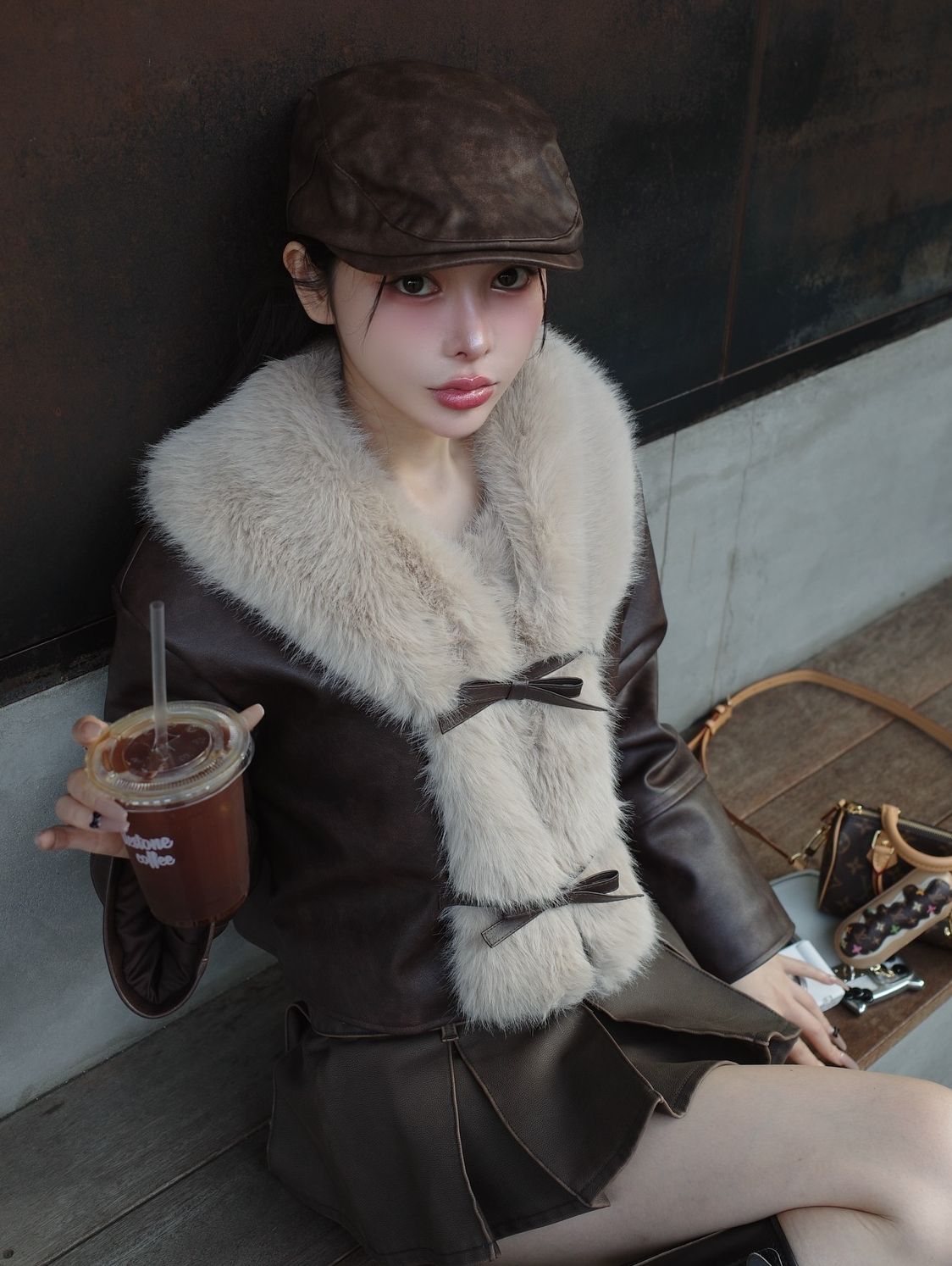 ダーリッチ Darich リボンベルトヴィンテージレザージャケット ダーリッチ Darich リボンベルトヴィンテージレザージャケット