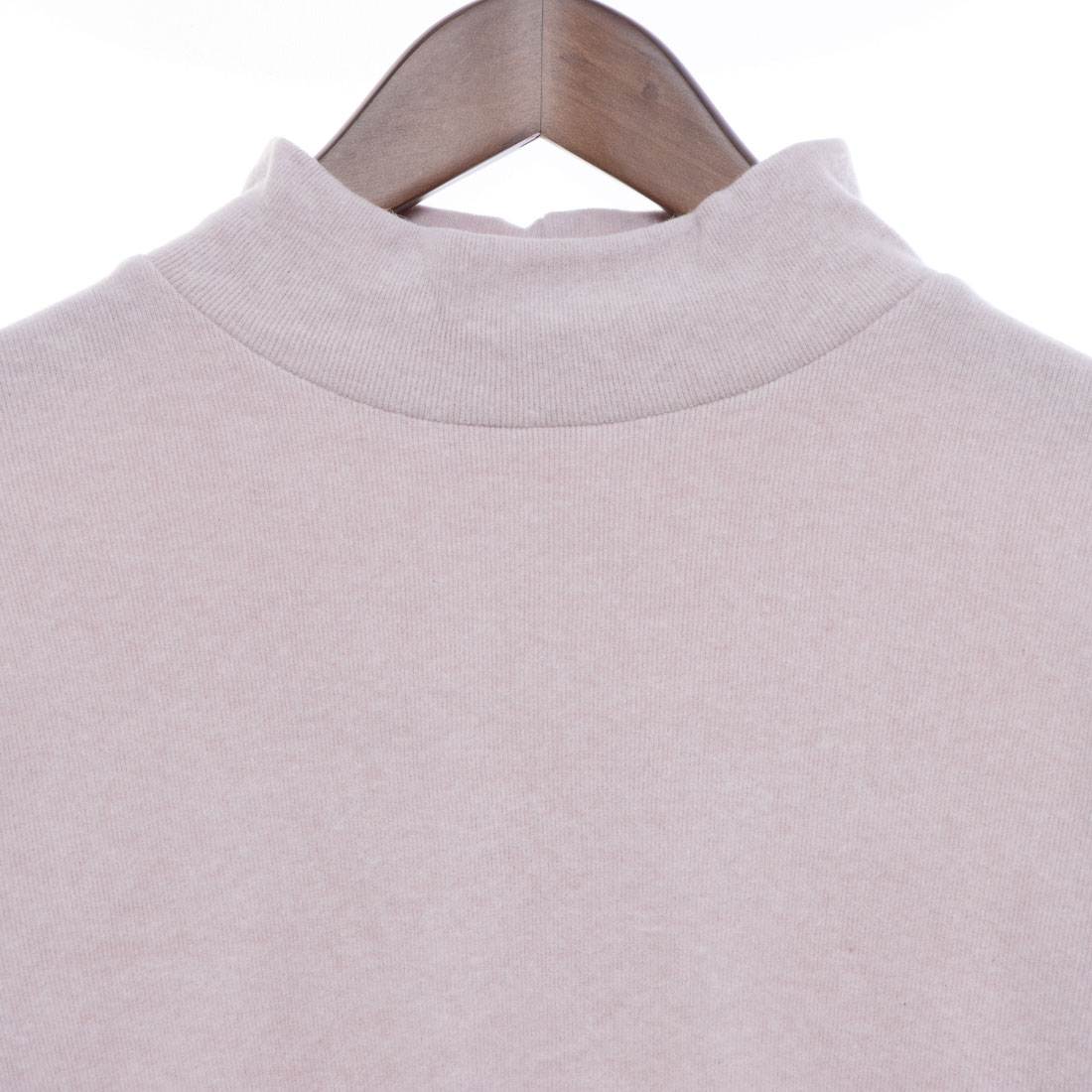 tシャツ BRODIAEA バイカラー起毛ハイネックプルオーバー レディース tシャツ BRODIAEA バイカラー起毛ハイネックプルオーバー