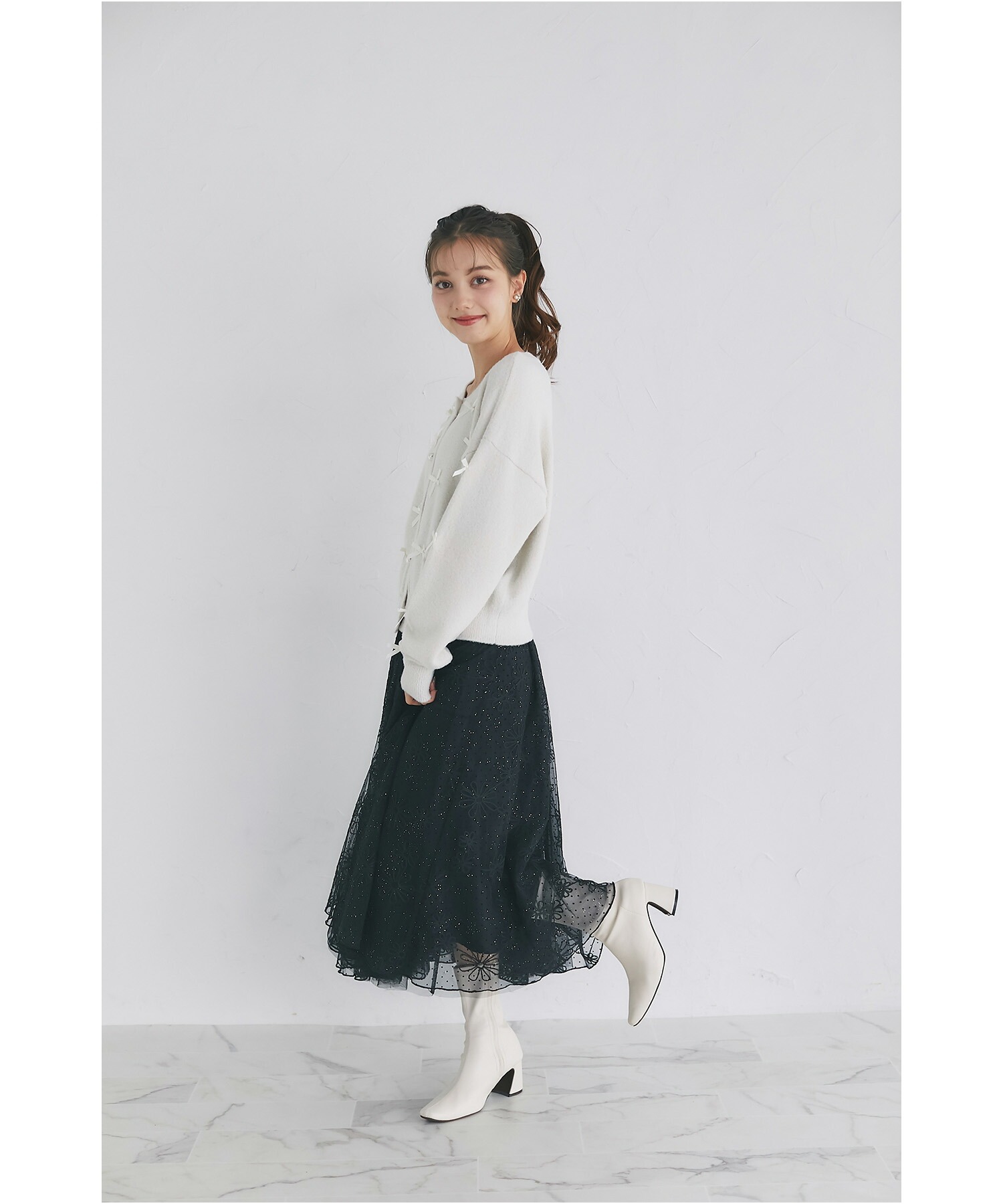 トッコクローゼット tocco closet メニーリボンきらきらラメ入り