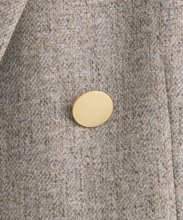 セール 40%OFF】メランジツイル ダブル ジャケット(506841039