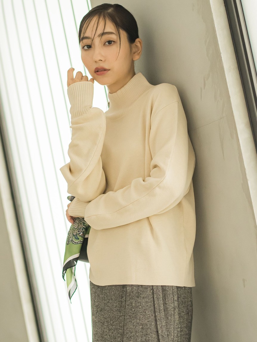 Droite lautreamont / ドロワットロートレアモン 【WEB限定】ハーフミラノバナナスリーブニット≪手洗い可能≫ セール】ドロワット ロートレアモン Droite lautreamont 【WEB
