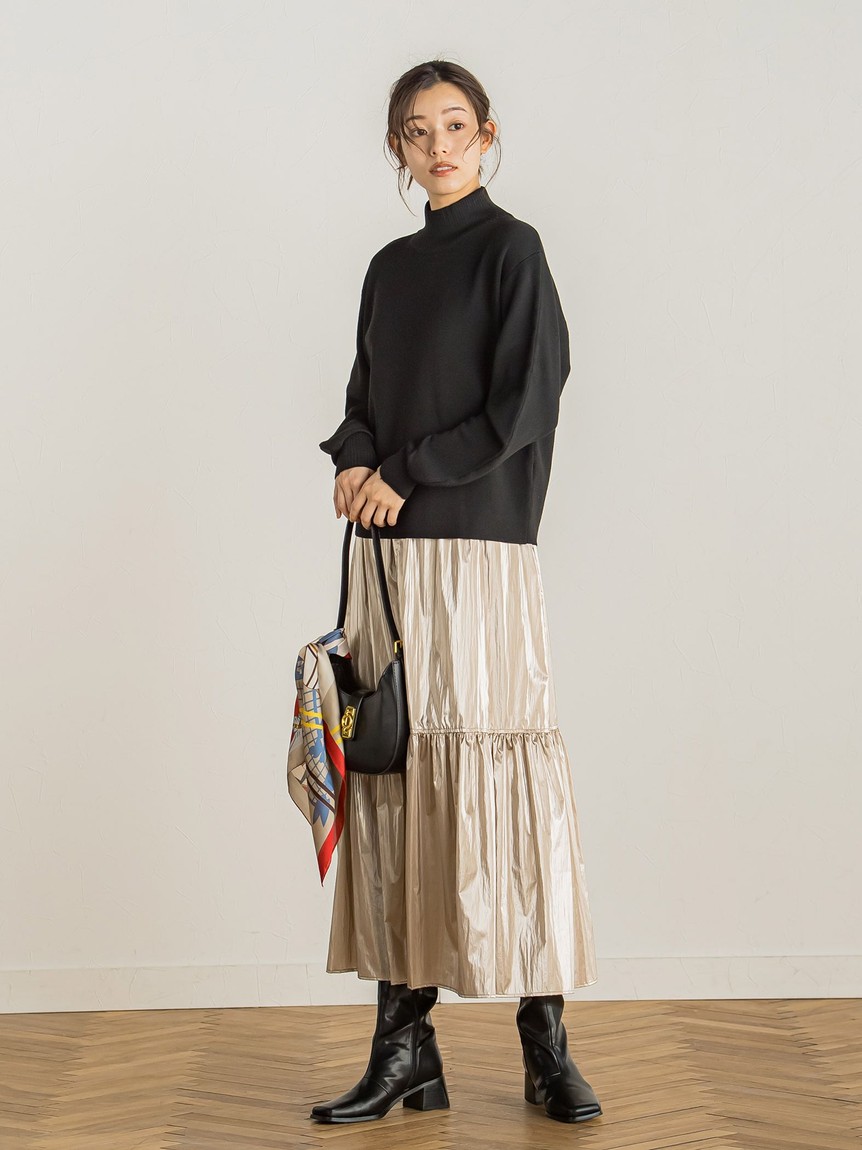 Droite lautreamont / ドロワットロートレアモン 【WEB限定】ハーフミラノバナナスリーブニット≪手洗い可能≫ セール】ドロワット ロートレアモン Droite lautreamont 【WEB