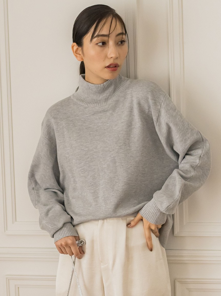 Droite lautreamont / ドロワットロートレアモン 【WEB限定】ハーフミラノバナナスリーブニット≪手洗い可能≫ ドロワット ロートレアモン Droite lautreamont 【WEB別注