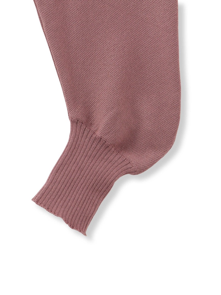 Droite lautreamont / ドロワットロートレアモン 【WEB限定】ハーフミラノバナナスリーブニット≪手洗い可能≫ ドロワット ロートレアモン Droite lautreamont 【WEB別注