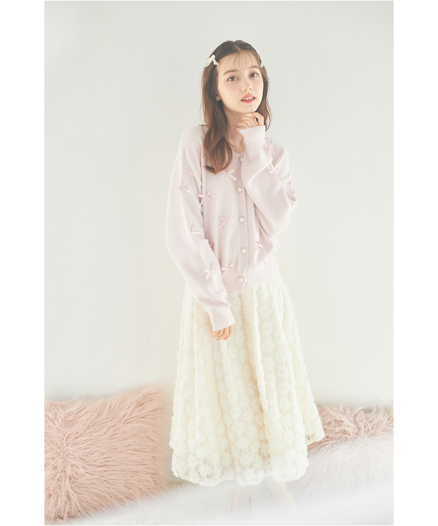トッコクローゼット tocco closet メニーリボンきらきらラメ入り