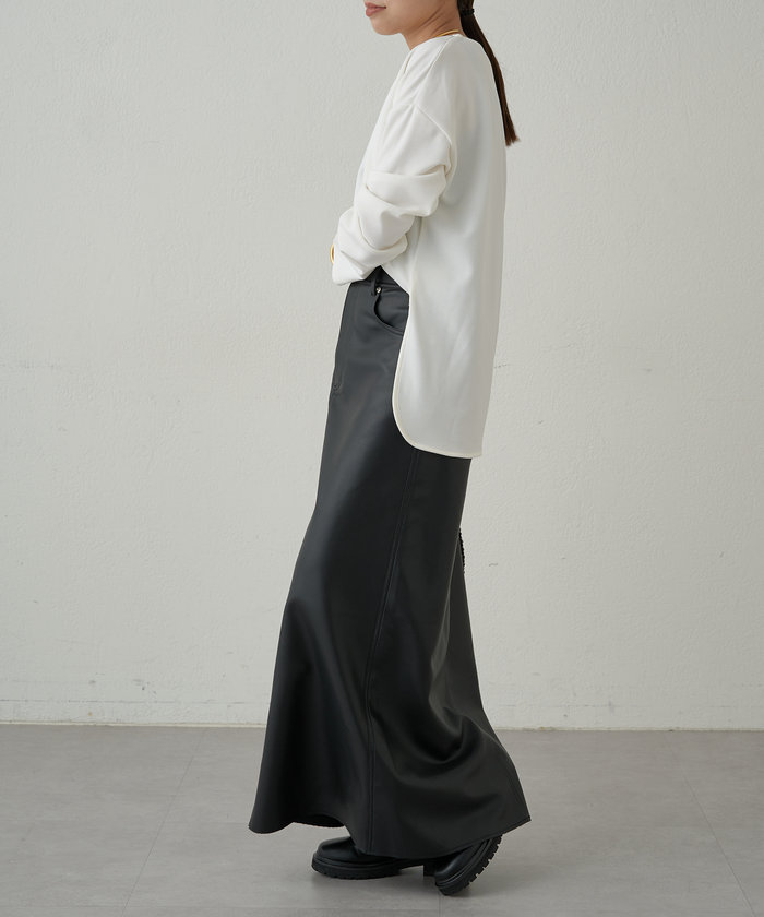 セール 62%OFF】【Loungedress】カットジョーゼットブラウス