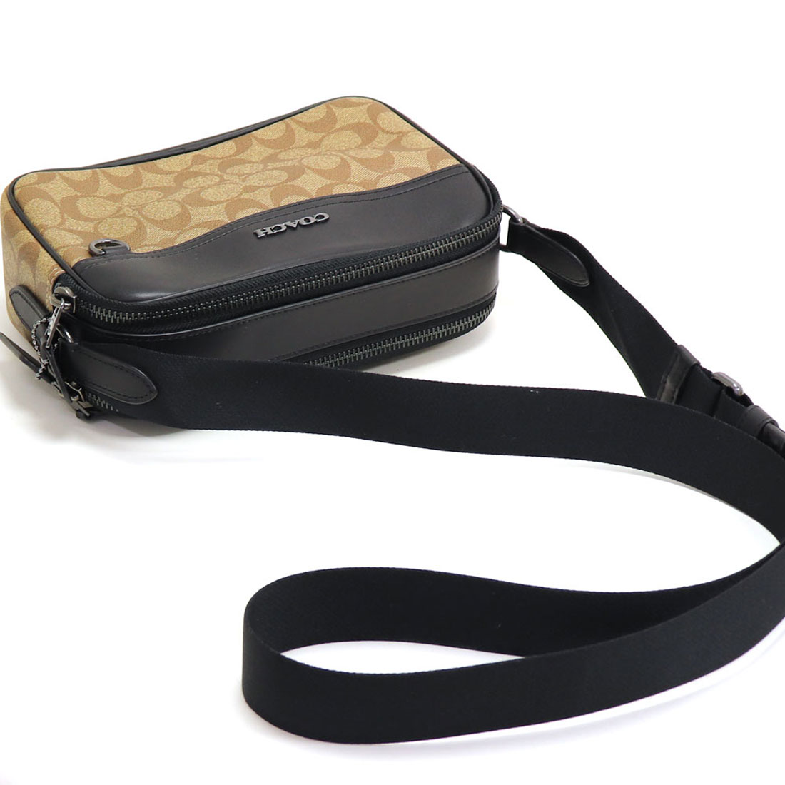 コーチ COACH コーチ ショルダーバッグ メンズ COACH チャコール