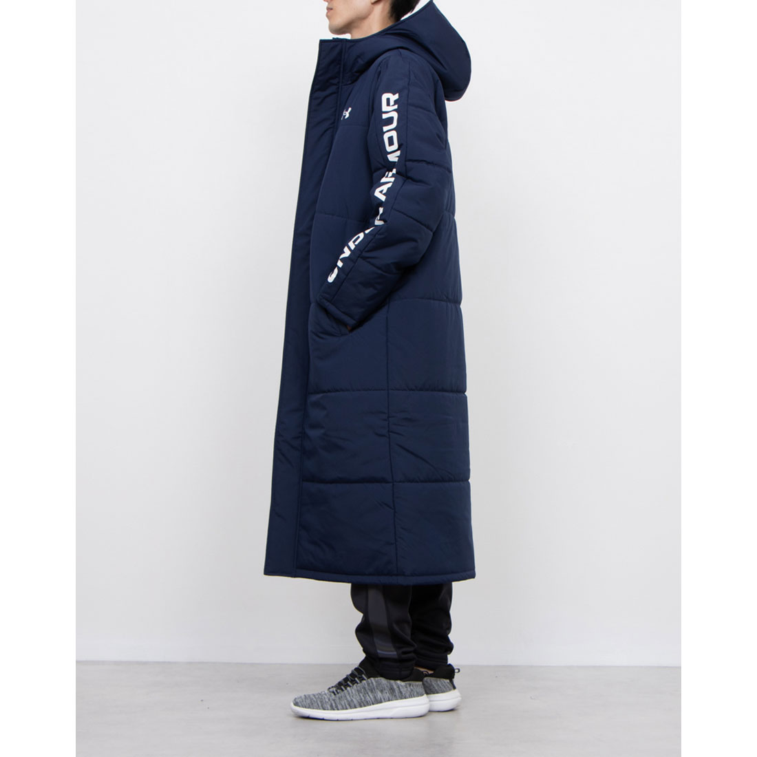 1680061-UNDER ARMOUR/メンズ UAロゴ ロングコート ベンチコート 1680061-UNDER ARMOUR/メンズ UAロゴ ロングコート ベンチコート