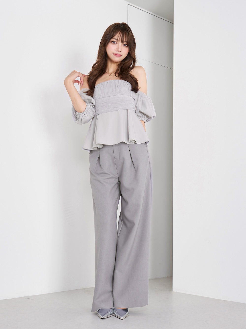 darich チュールドッキングオフショルブラウス チュールドッキングオフショルブラウス – Darich (ダーリッチ)