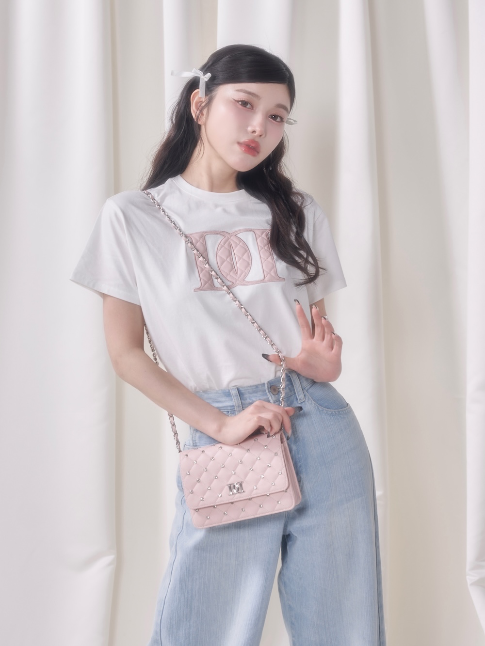 ダーリッチ Darich キルティングアップリケTシャツ(506398747
