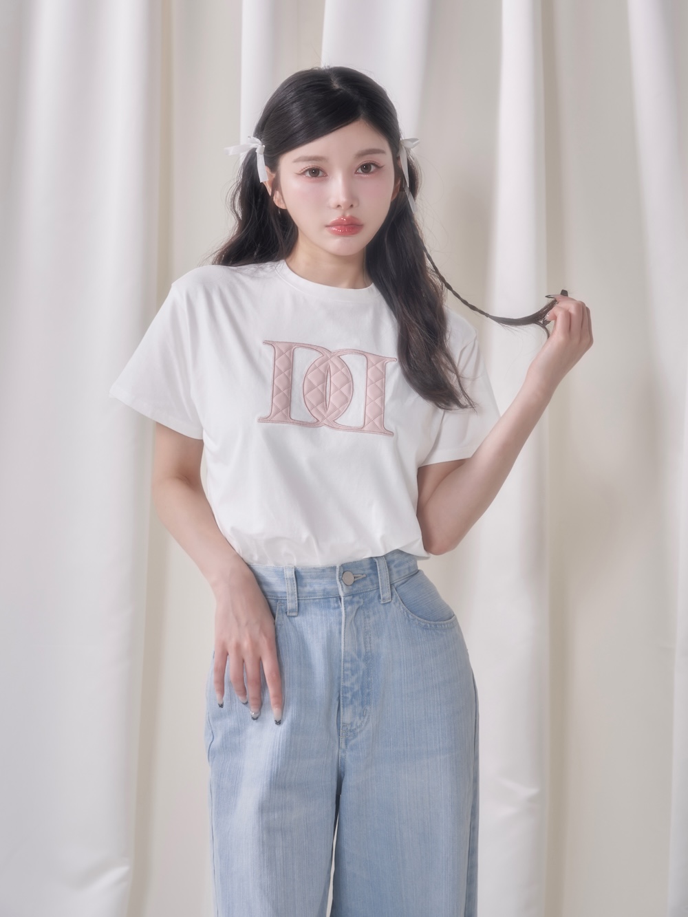 ダーリッチ Darich キルティングアップリケTシャツ(506398747