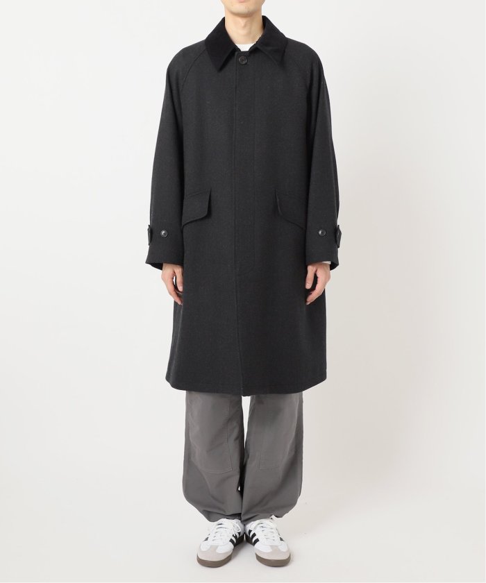 セール】HIGH LAND WOOL オーバーサイズバルマカーンコート セール】HIGH LAND WOOL オーバーサイズバルマカーンコート