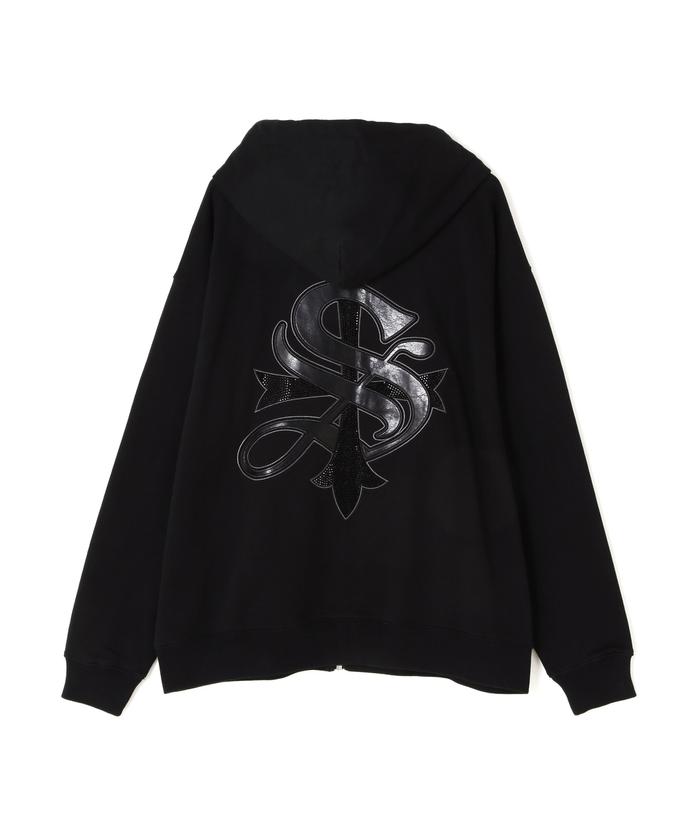 SUPPLIER/サプライヤー/CROSS LEATHER ZIP HOODIE(507030961