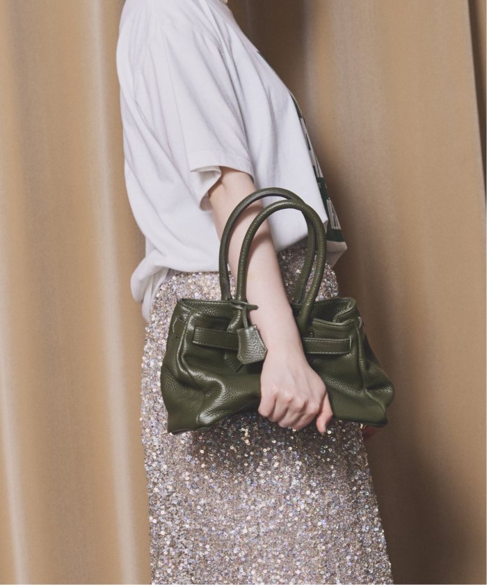 追加》AULENTTI/オウレンティ ベルト付きレザー MIDI BAG バッグ 追加》AULENTTI/オウレンティ ベルト付きレザー MIDI BAG バッグ