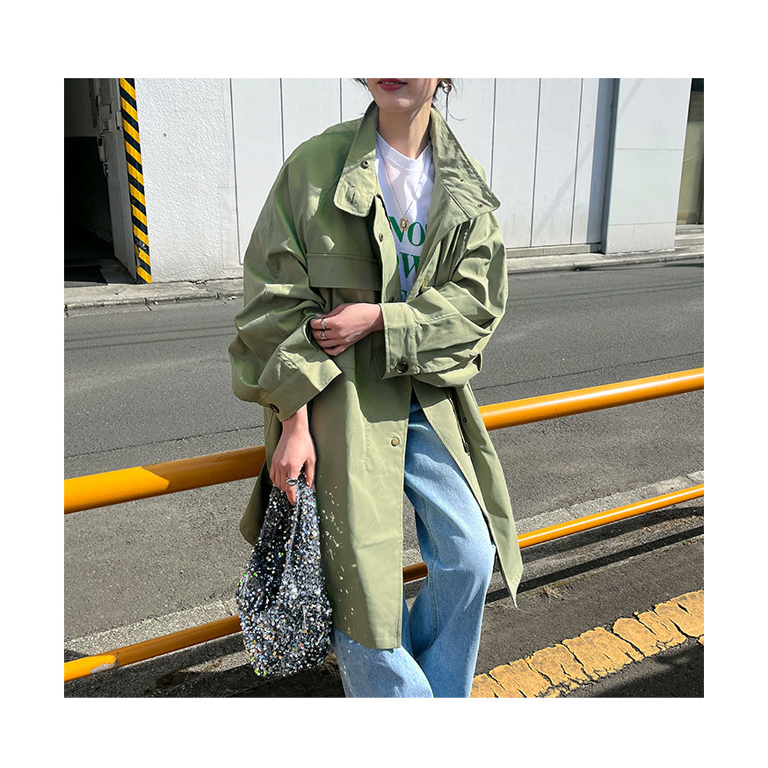 【超極美品✨】 DAMA オリーブ ゴールド金モッズコートsize : M セール10%OFF】リアルスタイル REAL STYLE コート レディース 40