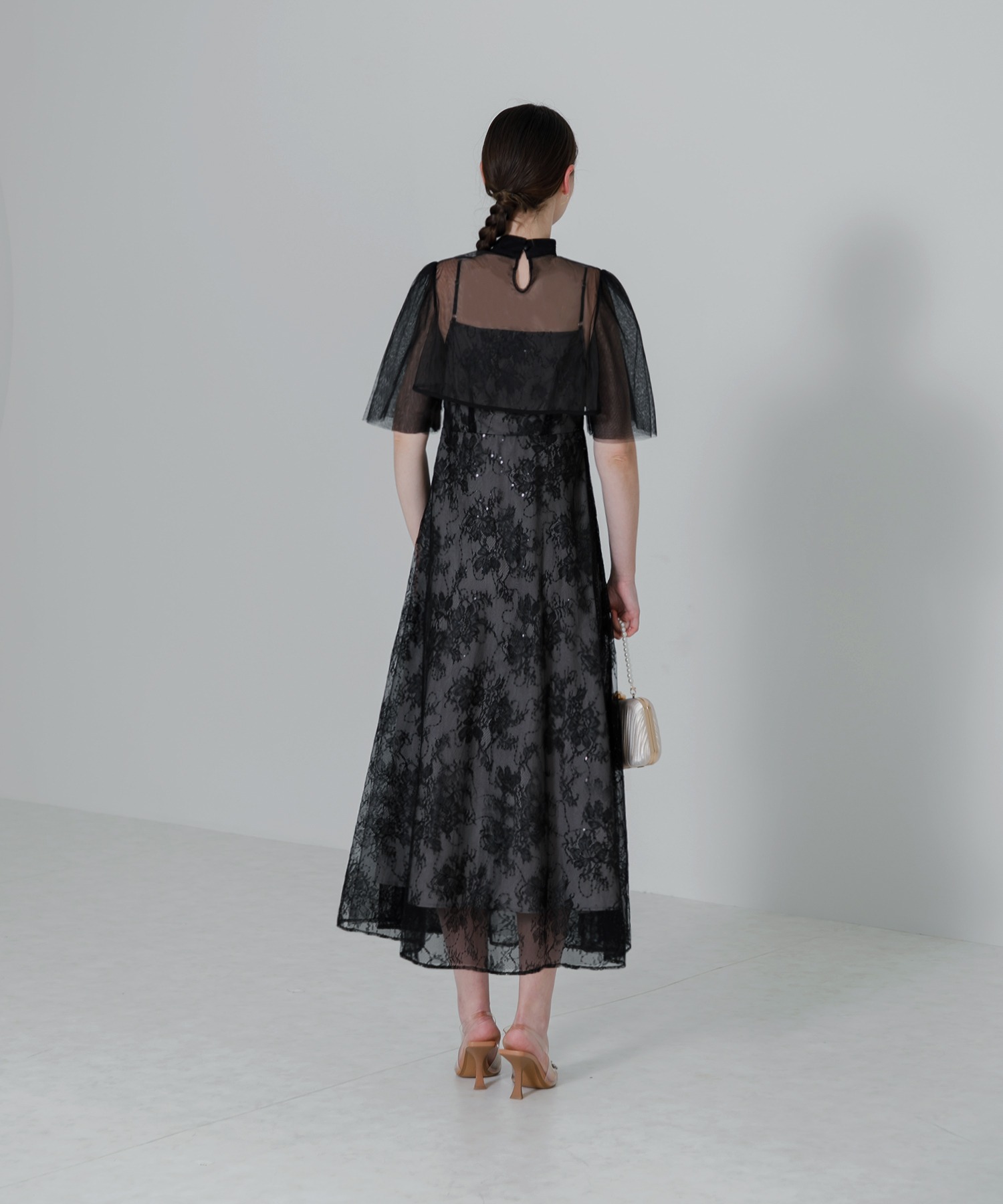 leja☆ワンピース ドレス Leja ワンピース ドレス 七分袖 （セール 30%OFF】レジャ Leja