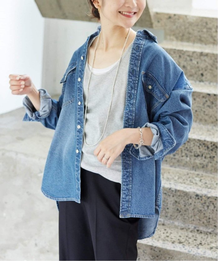追加2》LE DENIM BDUシャツ(507038989) | スローブ イエナ(SLOBE