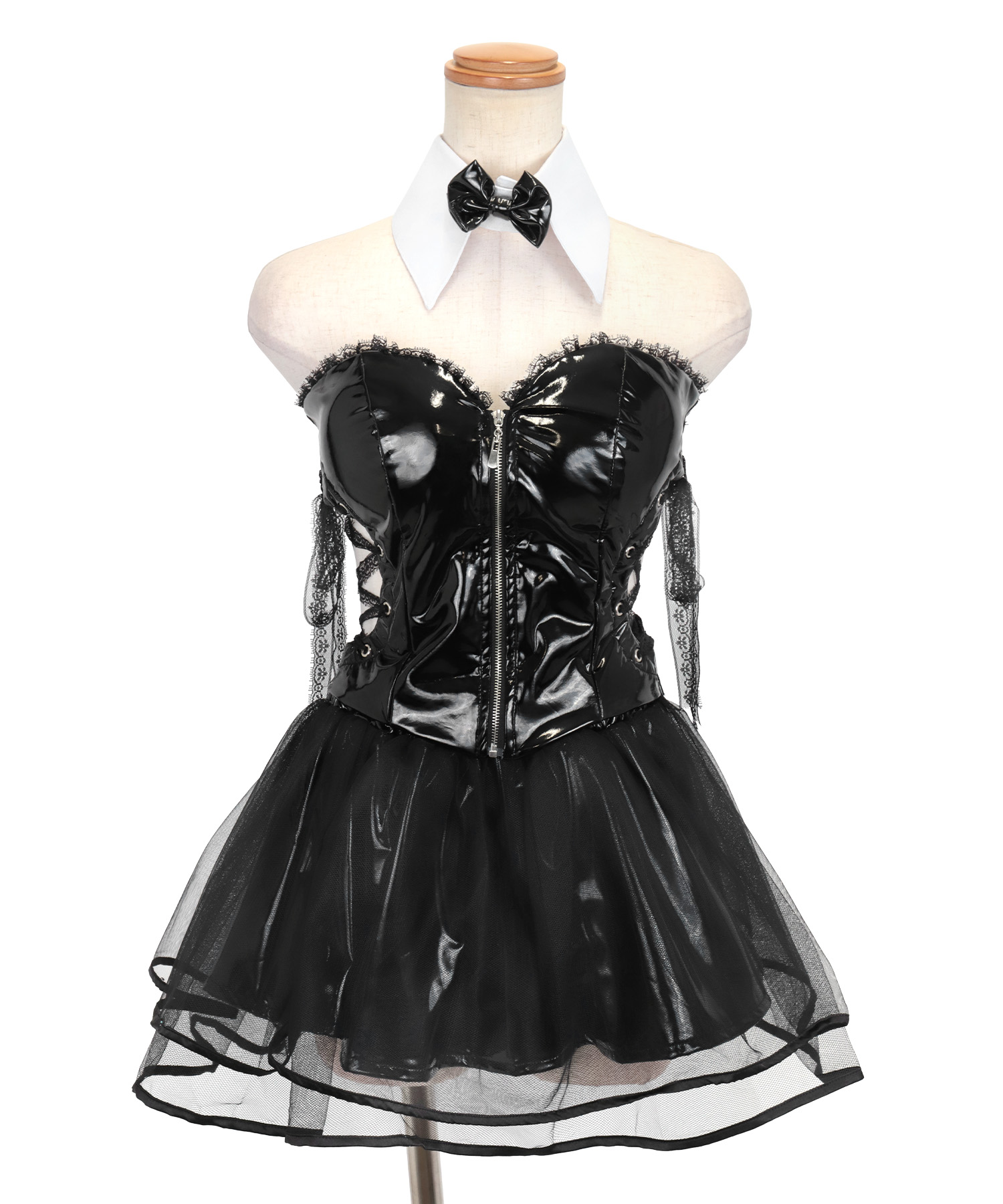 ティカ Tika ハロウィン コスプレエナメルレースアップベア ティカ Tika ハロウィン コスプレエナメルレースアップベア