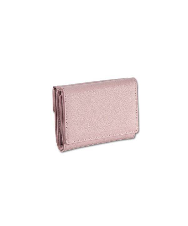 【マリークワント】ミニウォレット 折り財布 すぐ届く MARY QUANT* エンボスデイジーパール ミニウォレット
