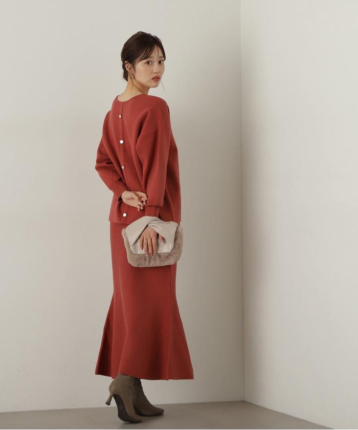 セール】マトンスリーブニットセットアップ 24AW(506877190