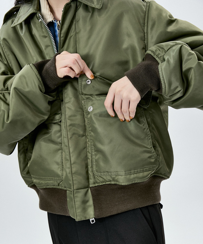 A2 MILITARY ARM VOLUME BLOUSON(506980046) | M TO R(M TO R