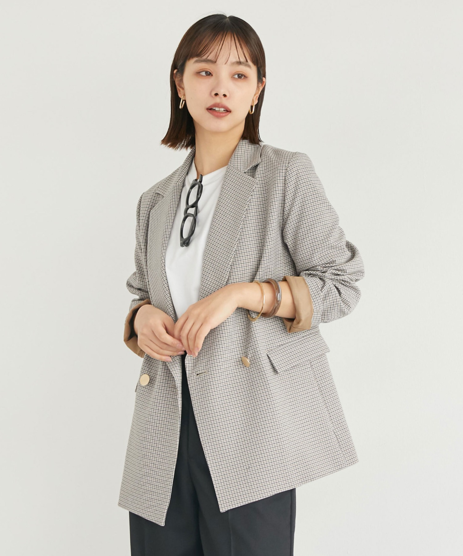セール 50%OFF】ドゥ アルシーヴ DOUX ARCHIVES チェック柄