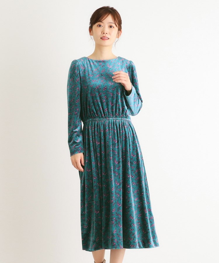 ベルベット】ランナム柄 ワンピース(507050286) | ローラアシュレイ( LAURA ASHLEY) - d fashion