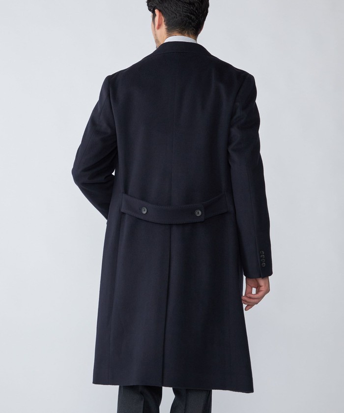 J.CREW メルトンカシミアウールチェスターコート 美品Lグレーvintage カシミヤ100% チェスターコート JUNKO SHIMADA JS homme【AOKI