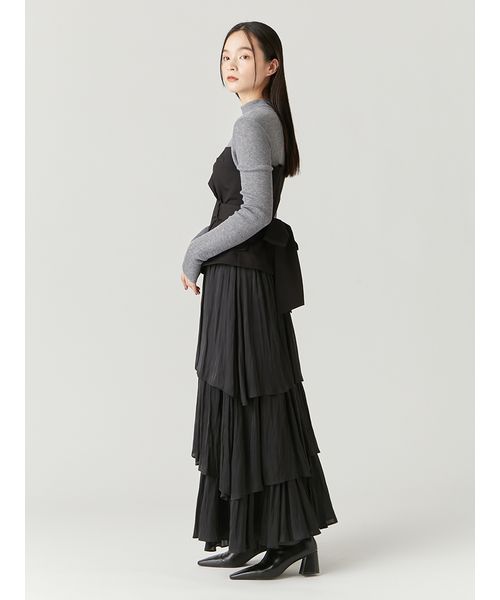 セール 50%OFF】ビスチェコンビニットワンピース(507051986
